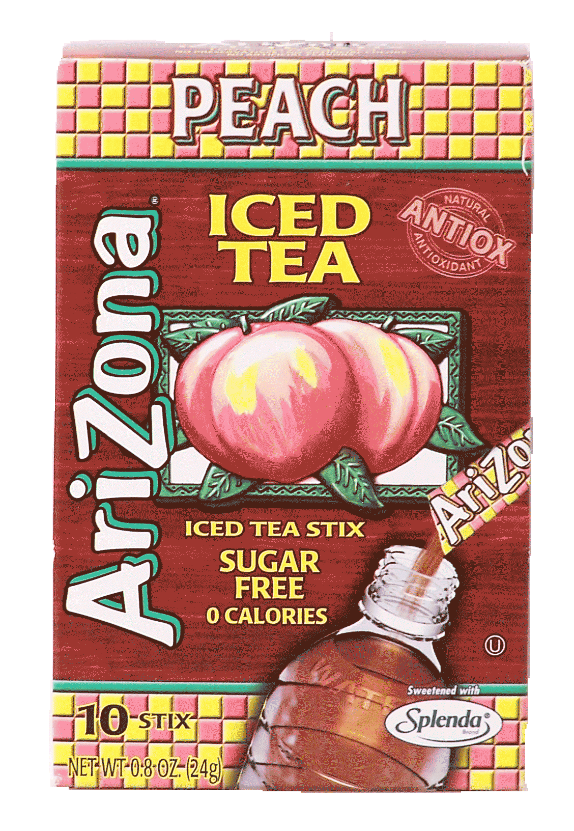 Arizona&nbsp;&nbsp;peach iced tea stix, sugar free Full-Size Picture